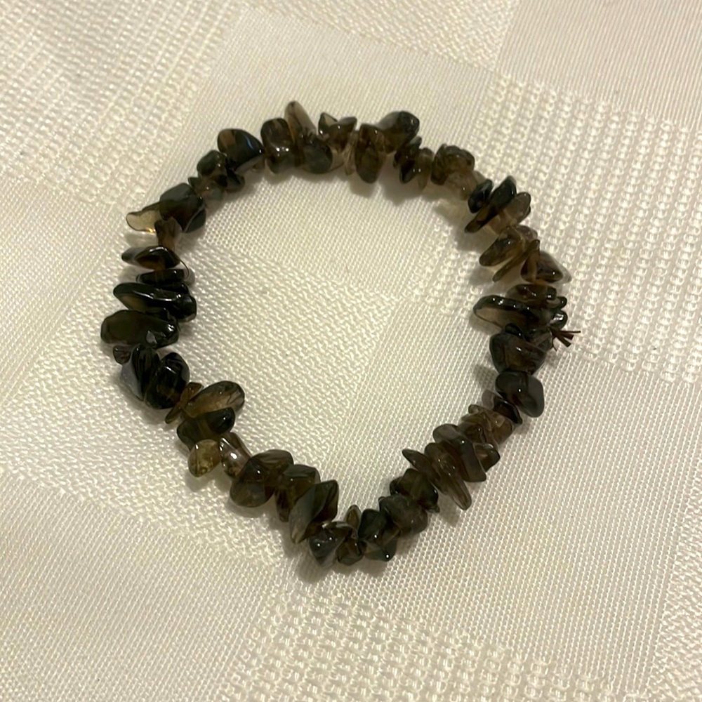 Grey stone bracelet